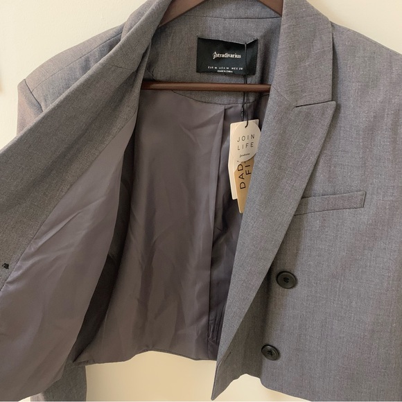 Stradivarius Cropped Blazer - Picture 2 of 7